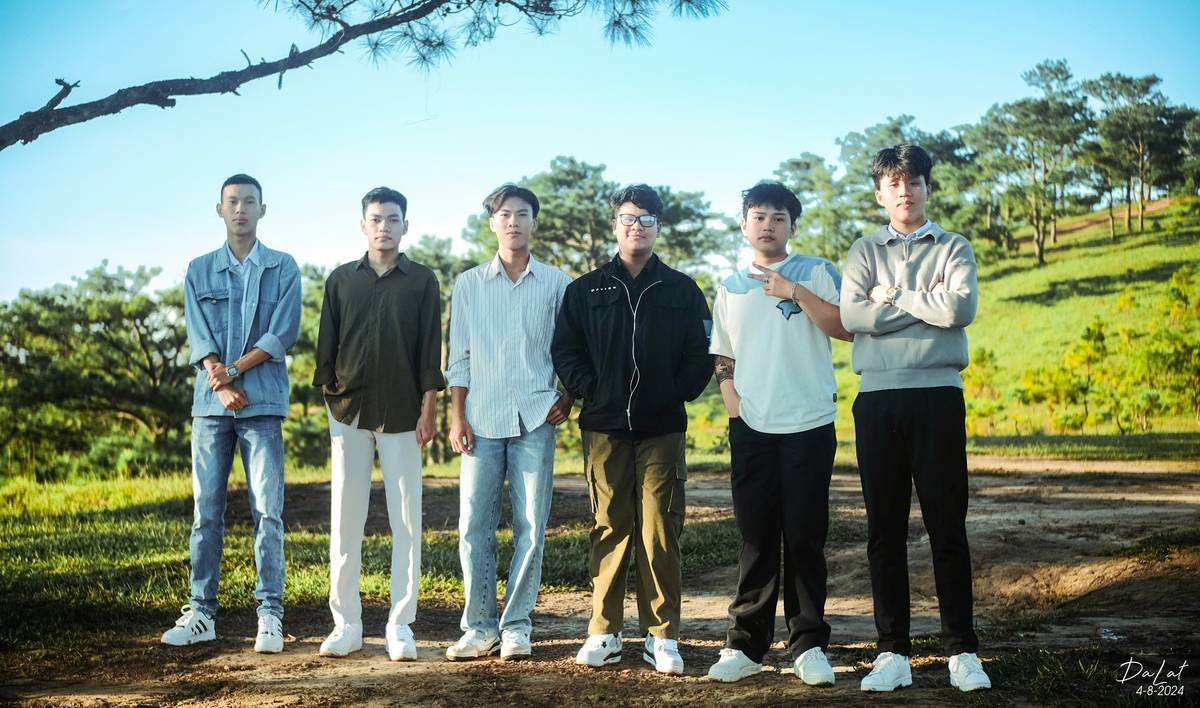 P1Harmony members (Keeho, Theo, Jiung, Intak, Soul, Jongseob) posing in matching black outfits during DISHARMONY era debut shoot
